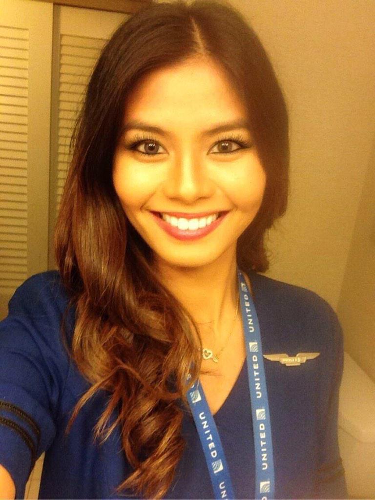 Happy Valentine's day from Alpha, Filipino United flight attendant ...