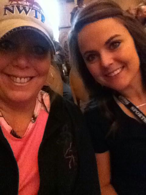 GretchenHillJFD's tweet photo. @acobb8989 and I at the #Nwtfshow watching the #RayEye seminar @JustForDoesTV http://t.co/ZygWSxWxyi