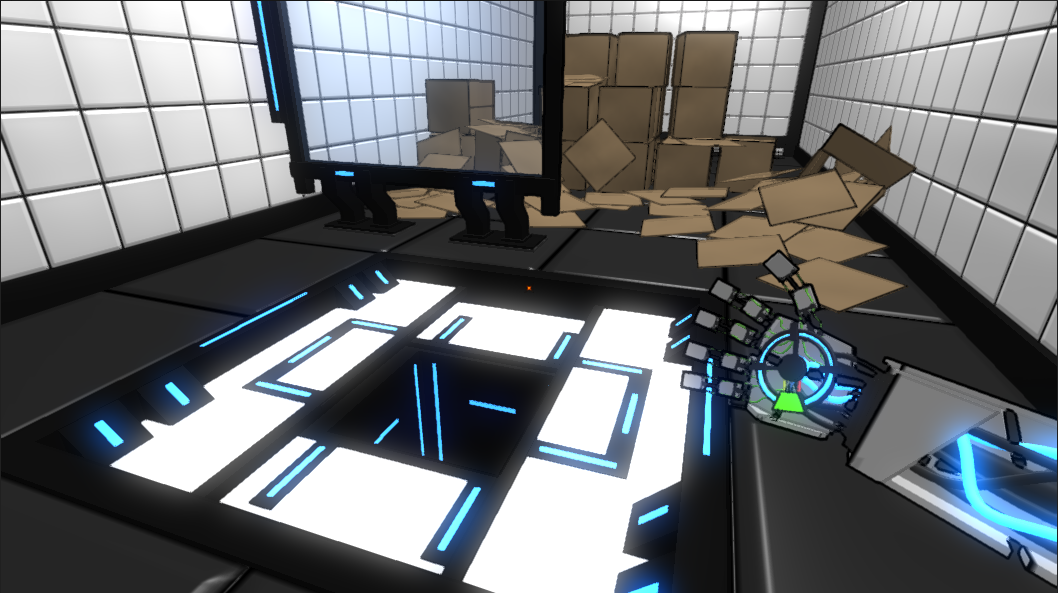 OndrejAngelovic's tweet photo. Exit shaft and cardboard boxes in #ArtificialMind for #screenshotsaturday 
#indiedev #gamedev #unity3d http://t.co/HY94n0FLZs