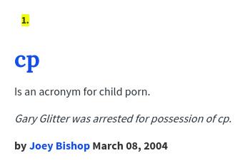 Twitter 上的 Urban Dictionary："@Zerquix18 cp: Is an acronym for ...
