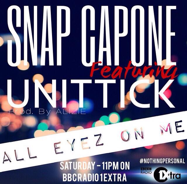 Prollaborators's tweet image. New Single &apos;All Eyez On Me&apos; by @SnapCapone premiers Tonight 11pm on @CharlieSloth Show. @roadworkrecords