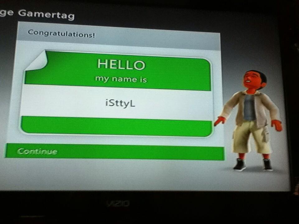 ImSttyL's tweet image. So happy I got a new gamertag!