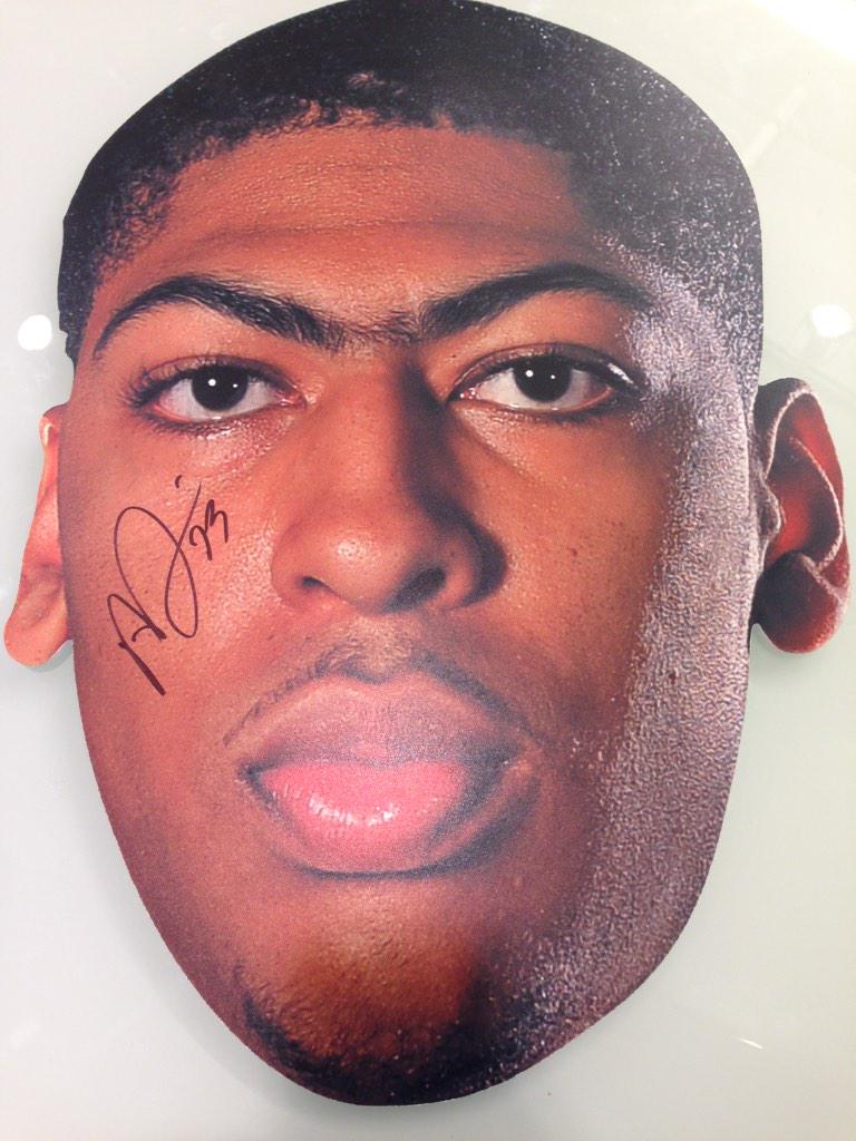 DefPenHoops's tweet photo. Signed Anthony Davis fat head. Keep it locked here to find out how to win cool stuff like this! #defpensports http://t.co/tvnIu92AYj