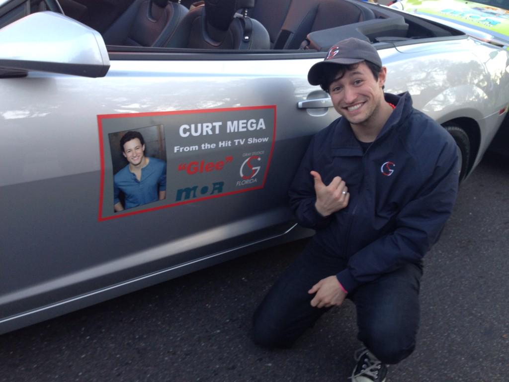 KidwellBrad's tweet photo. Curt Mega getting ready to board his convertible for the Parade http://t.co/EQoYP1Sald