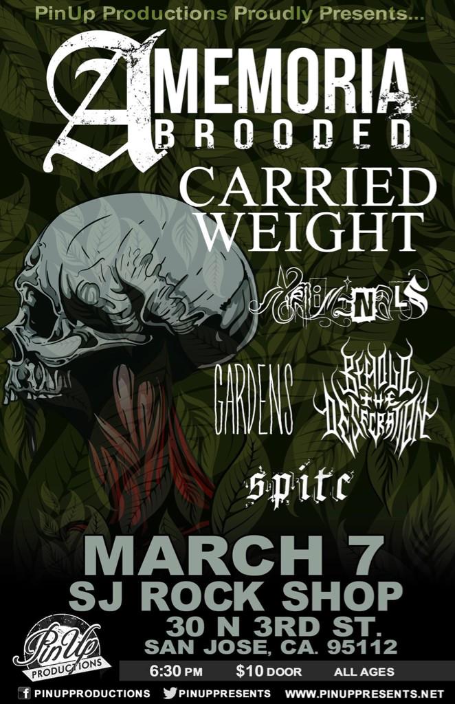 gardens831's tweet photo. This is coming up soon. Who are we seeing at this? We MIGHT play a new song. http://t.co/fMDxwzOTLV