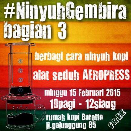Yuk ikut ninyuh gembira di <a href="/RuKopBaretto/">RuKop Baretto</a> #NgopiDiTasik