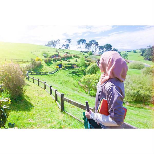 #FotokuBercerita Saat kehijauan di sekeliling kita, rasanya bagai di Surga. Wonderful😊😊