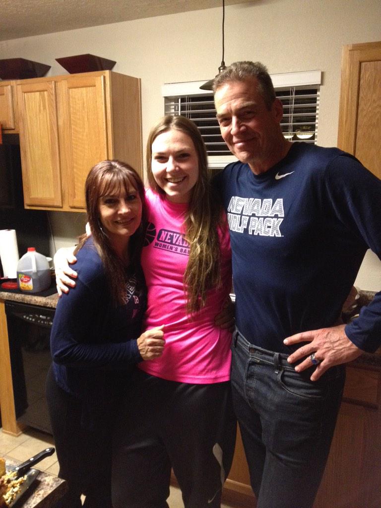 CoachCamille's tweet photo. V Day Dinner &amp; Family Nite with the Zellers! pool, games, music @Teige_3 one of our best nights! #wolfpackfun http://t.co/x9yR3a14kf