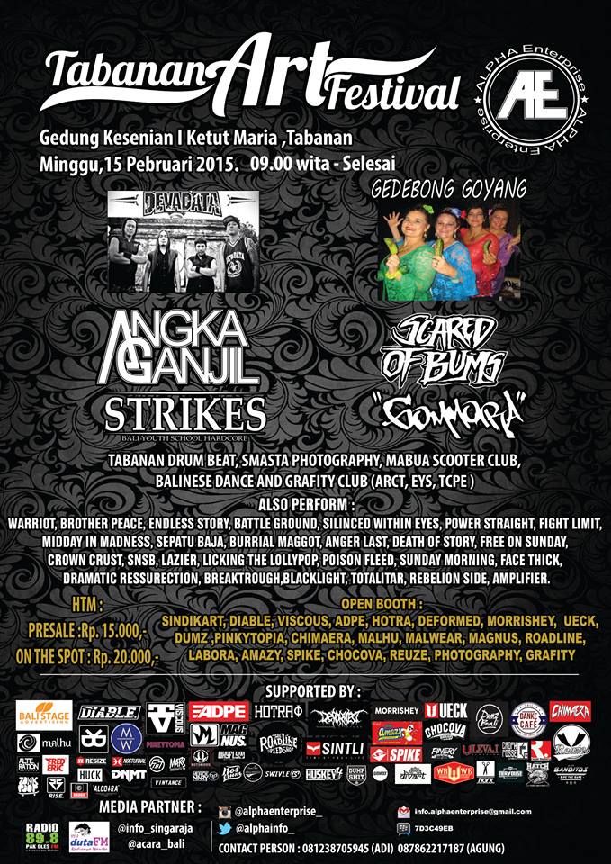 Ayo tabanan ramaikan acara ini , kita start jam 03.00 sampai jumpa :)