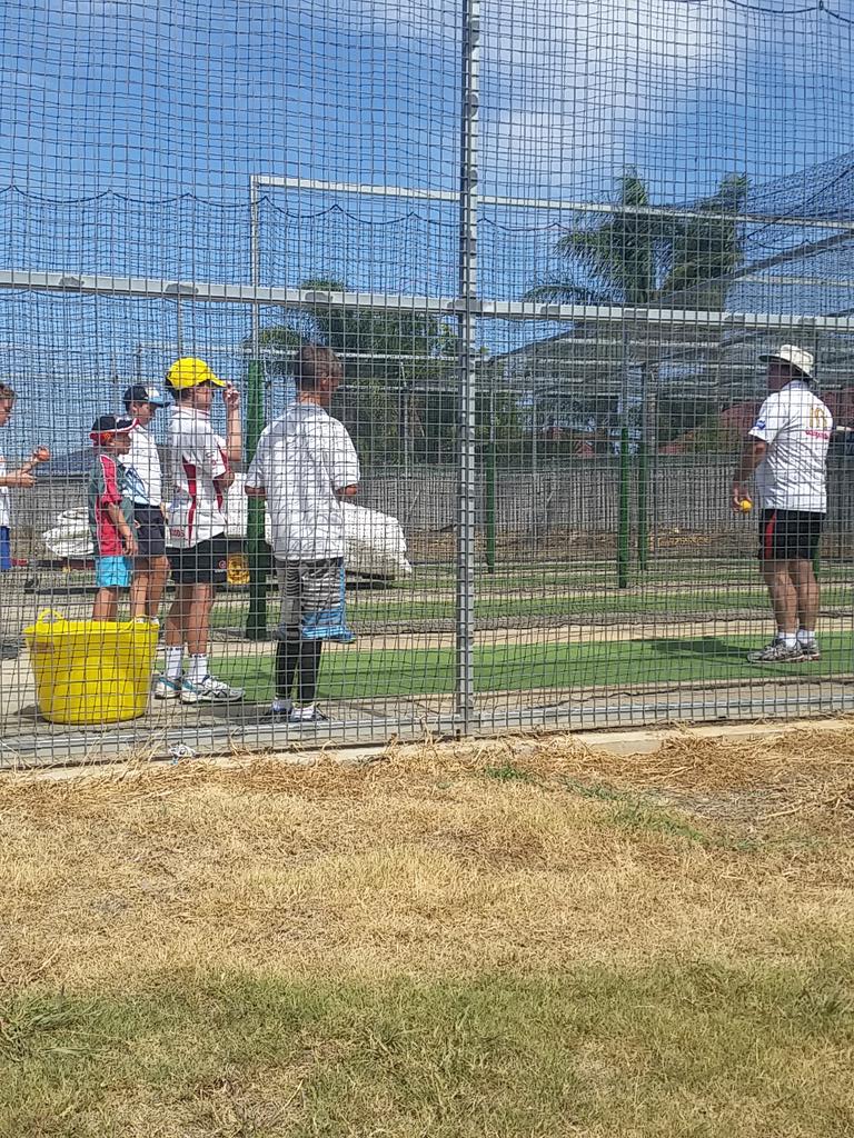 Shaun Brown Cricket clinic Shepp #hot #noshade #feelingtheheat #learninglots
