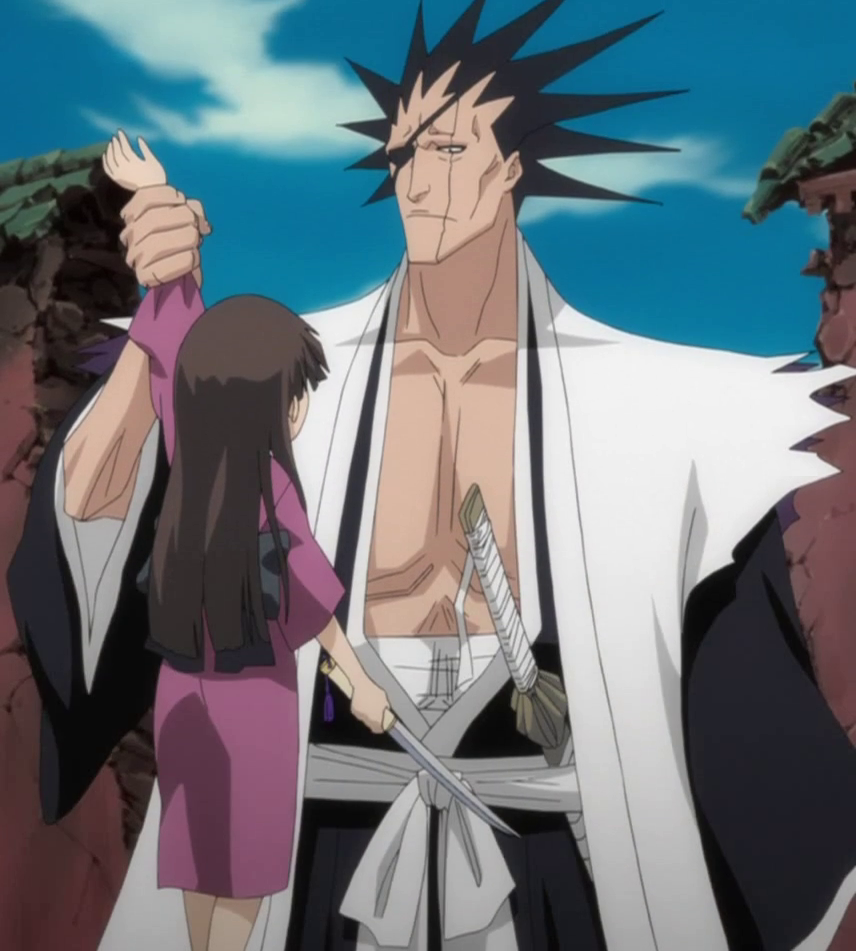 Takes a little girl hostage and brings her to Yachiru for tea time, ignoring the shenanigans of Yumichika and Ikkaku.