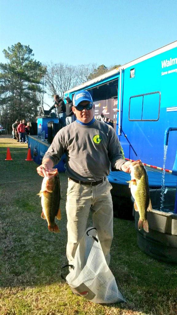 Greenfish pro staff member Chris Sample finished 3rd in the first SC division BFL with 23 lbs! Congrats Chris!