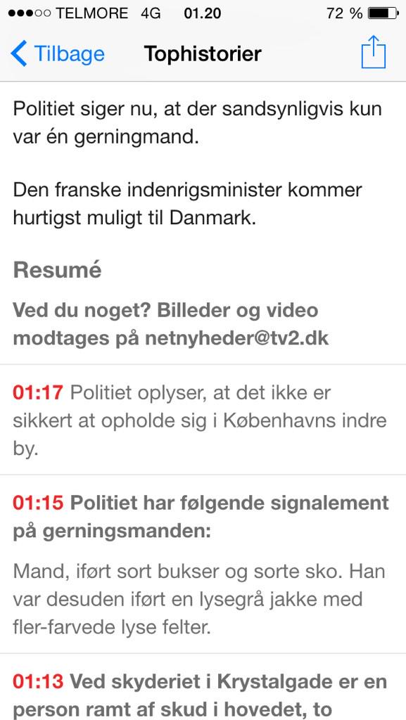 Pernillepp's tweet photo. Det er ikke længere sikkert at opleve sig i indre Kbh #cphshooting http://t.co/08XdJRQEJB