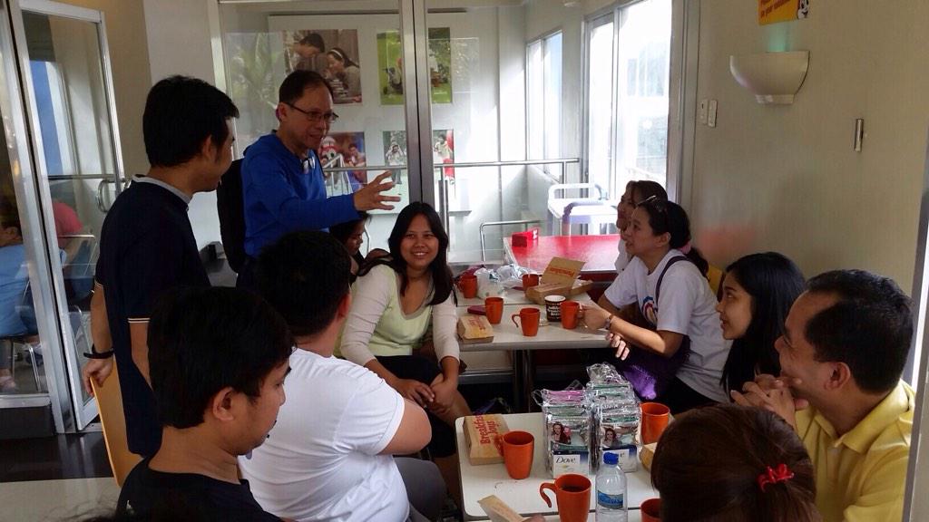 protect_envt's tweet image. @TonyOposa shares his road revolution vision to supporters from #OPAEP and #LLDA @neric_acosta #roadsharing