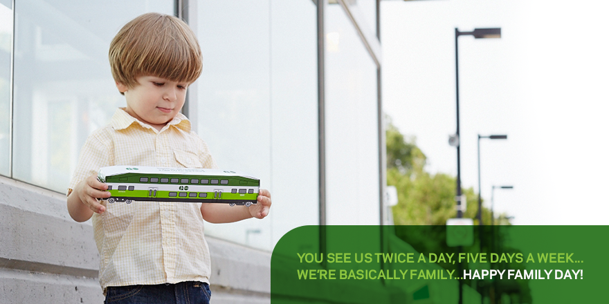 GOtransit's tweet photo. You can’t choose your family, but you can choose your ride. Choose GO! #GOfamilyday http://t.co/y1LQDnaAuZ