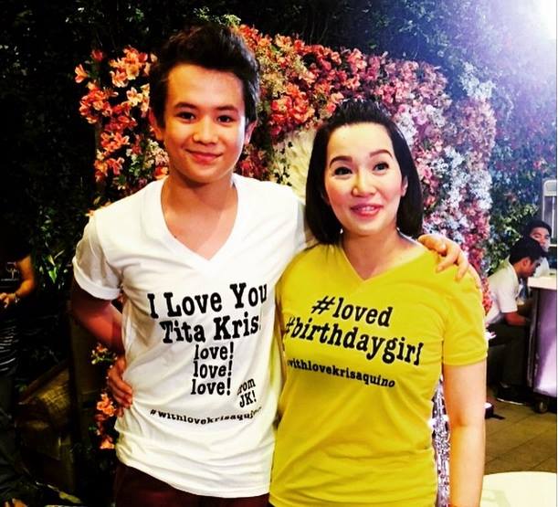 With the Lovely Tita Kris Aquino! Happy Birthday po Tita Kris! Hope you will have many many more blessings to come! 