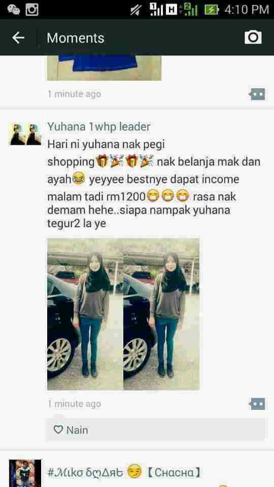 fatenr43's tweet photo. Rmay yg sdh brjya..xkn tgok je kot..rugi lhaa pda yg xnk join tuh..income kmi ary-ll masyuukk..anda?wasap 0176552348 http://t.co/QcmSybJvAK