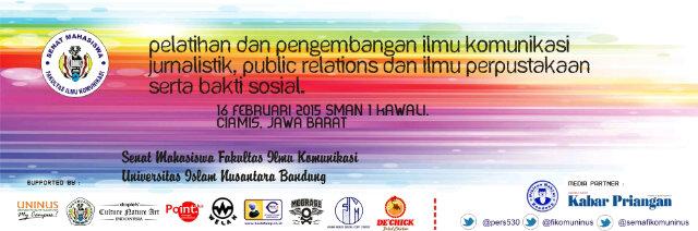 SemaFikomUNINUS's tweet photo. Terimakasih atas media partner yg telah mendukung acara ini terpublikasikan @pikiran_rakyat #kabarpriangan @pers530  http://t.co/NgjinEsHKO