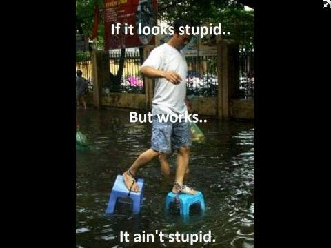 Sekedar usulan.. Mari ajarkan anak2 bermain Egrang sejak dini, mungkin ada gunanya mengatasi banjir jakarta. :)