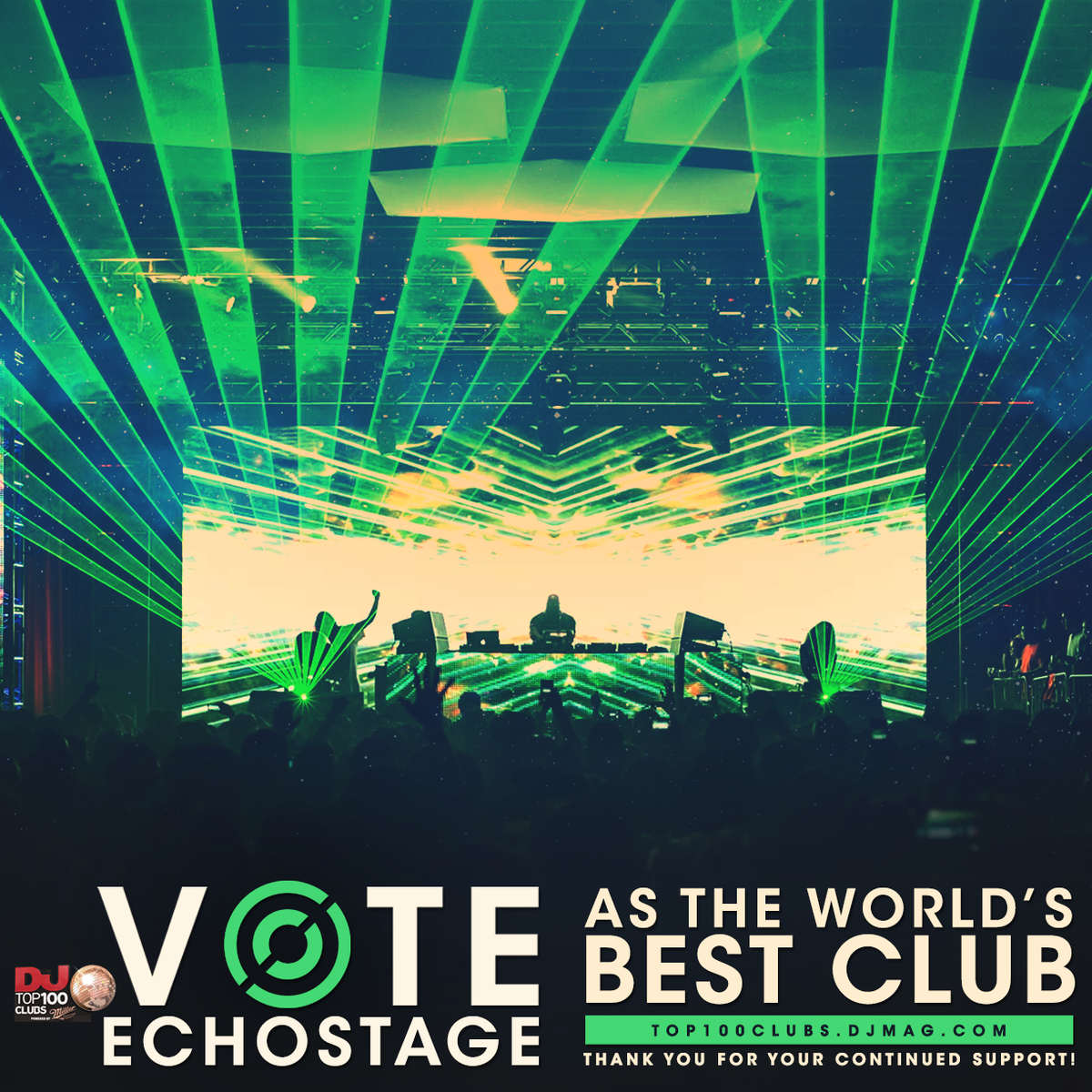 echostage's tweet photo. Show love for your hometown venue. #19 last year. Let’s beat it! Vote DC -> http://t.co/kNuDSMTfBP http://t.co/fUQrt59QWK