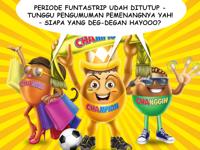 ChaCha_Cokelat's tweet photo. Periode #FUNtastrip berakhir hari ini! Makasih buat yang udah ngirim. Tunggu pengumuman pemenangnya! Deg-degan nggak? http://t.co/pi29DWio7L
