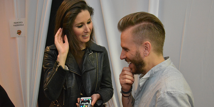 FiestaIndep's tweet photo. Dos grandes... @franciscamusic y @NoelSchajris #TalcaenTVN http://t.co/SCD4Tdf7Ht