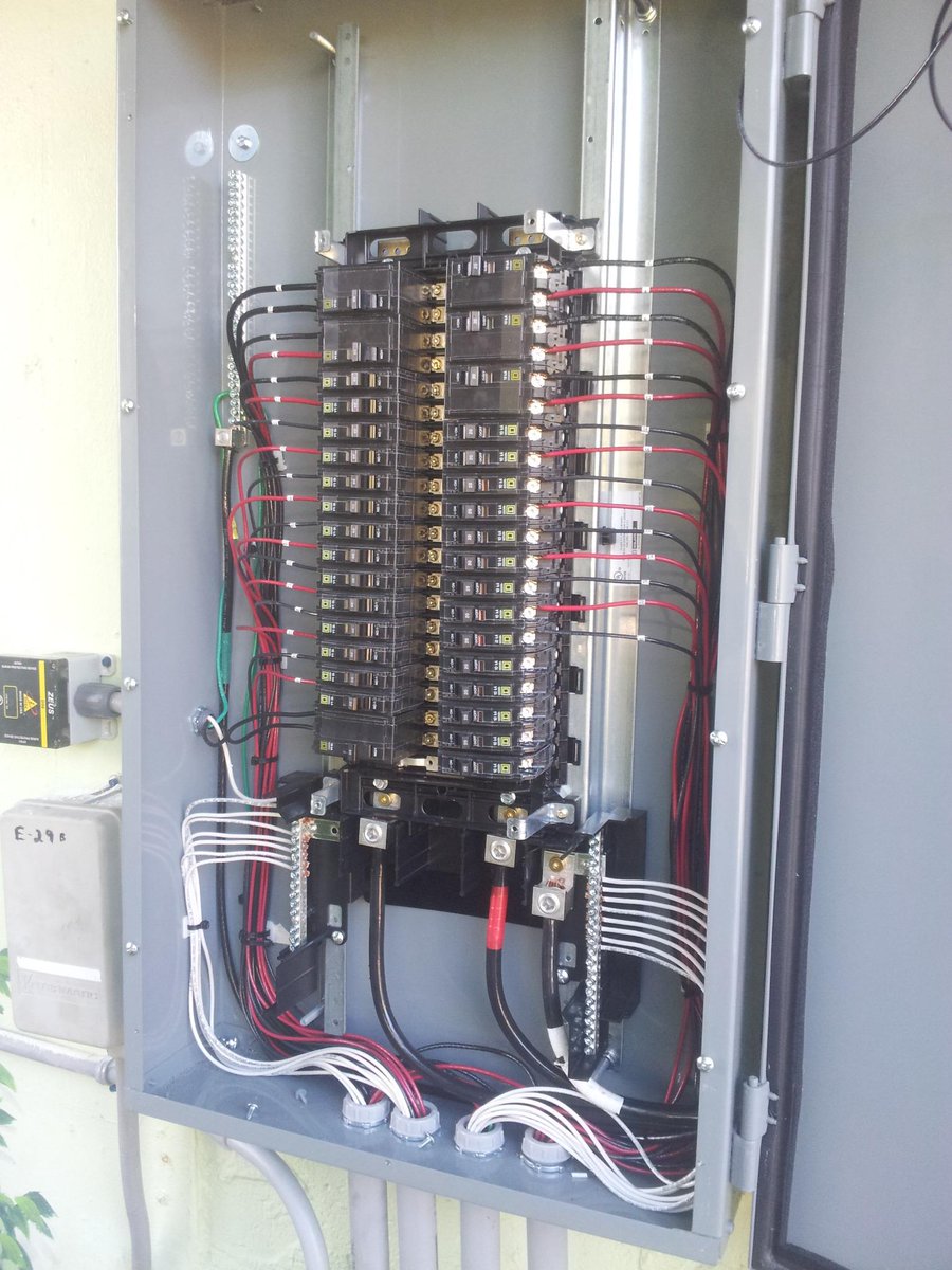 Panel upgrades at Old Key Lime House.
