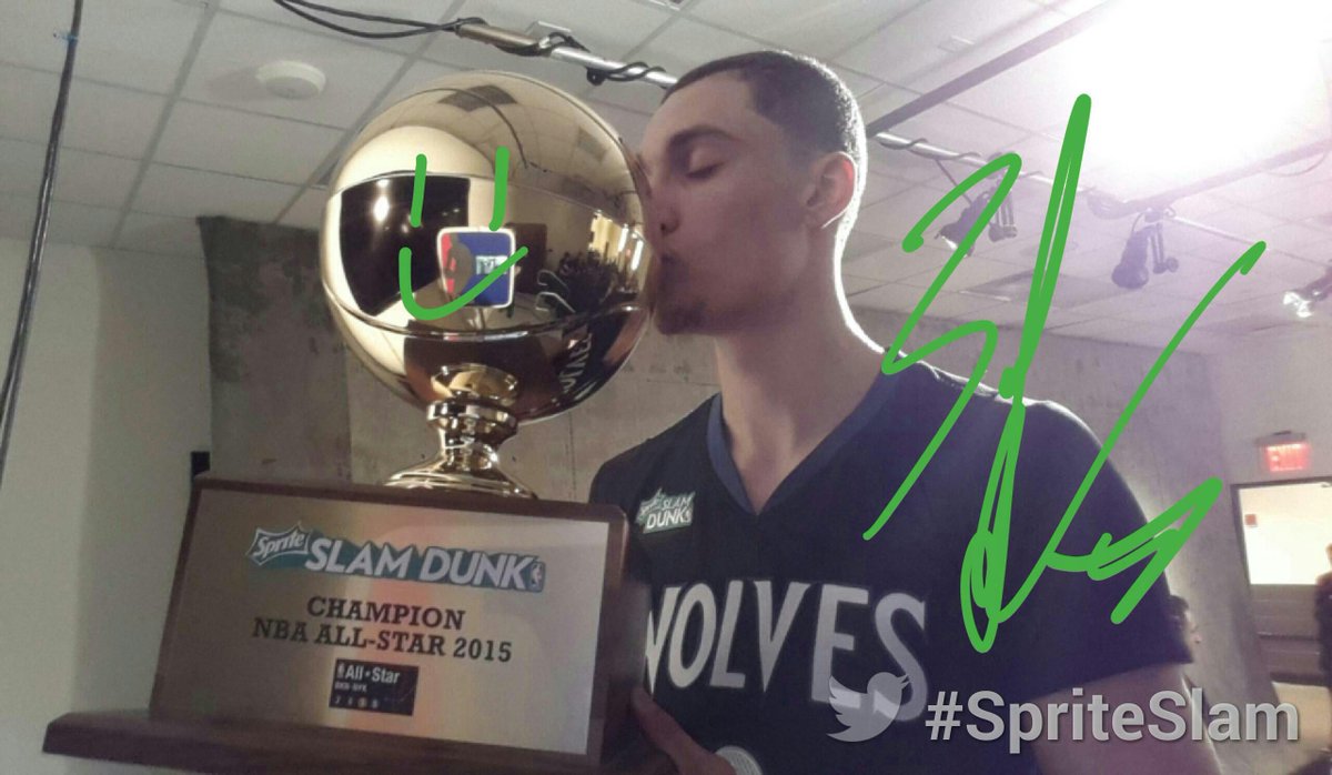 NBABrasil's tweet image. O CAMPEÃO! @ZachLaVine  #SpriteSlam!
