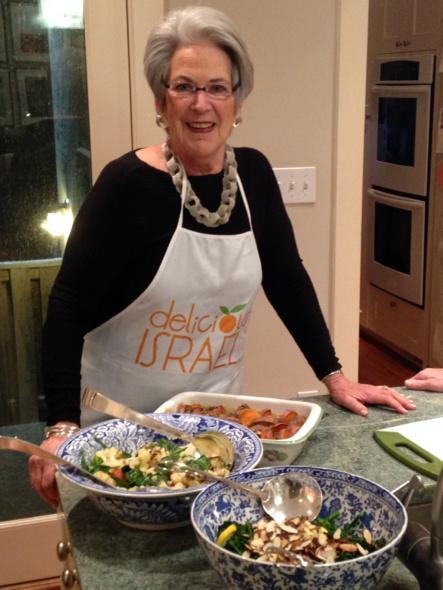I cooked a great Valentine's dinner. How ironic! Israeli recipes & having grown up in conservadox home, no Valentines