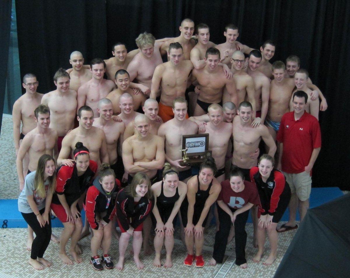 KlineWA's tweet photo. Exciting night for @RoseHulmanSwim - Men 1st, Women 5th at CCIW meet. #GoRose @Rosehulman http://t.co/jkmFK10BO5