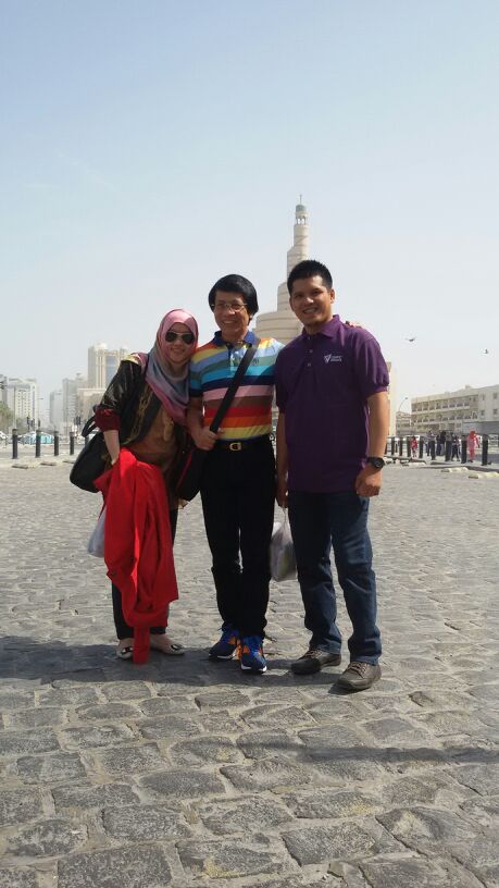 raziqaskari's tweet photo. Bareng kak seto. Siap meninggalkan Doha. Hamdalah, tkumpul donasi lbh dari 200jt utk event selama 4hr. Thanks Qatar http://t.co/c4efPRUFLx