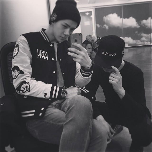 jongin_hunnie's tweet image. Who is the guy in the #overdosed cap