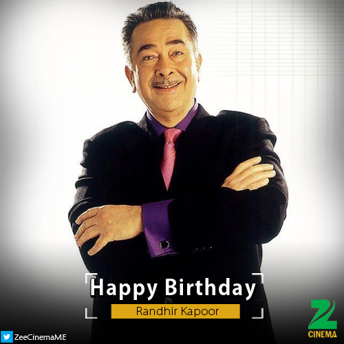  \"Wishing Randhir Kapoor a very Happy Birthday!
 