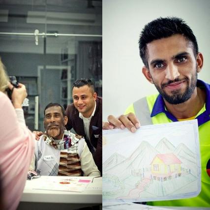 DubaiCulture's tweet photo. Check out ‘Restart The Art’, an initiative by #TheSamenessProject, celebrating workers’ stories & dreams through art. http://t.co/wxWWT2j0JJ