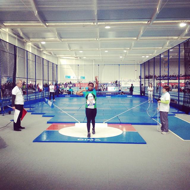 Décollage imminent pour le poids de cette junior ! #CFAthlé