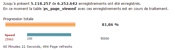 Progerance's tweet image. #mysqldump Misère suis pas rendu :/