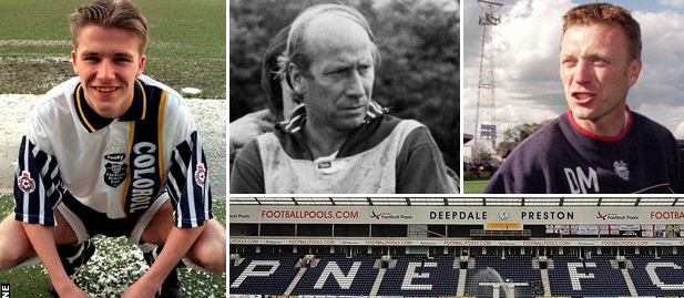 BBCSport's tweet photo. From Beckham's petrol money to the making of Moyes find out what links #mufc to #pnefc: http://t.co/pFC5I8DmZD #FACup http://t.co/tDLN6KDuOG
