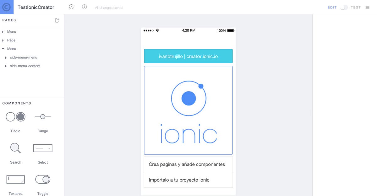 Ivanbtrujillo's tweet photo. ¿No se te da bien maquetar el HTML en código de tu app @Ionicframework? Usa el #IonicCreator e importa el código :-) http://t.co/rkmOHuzt42