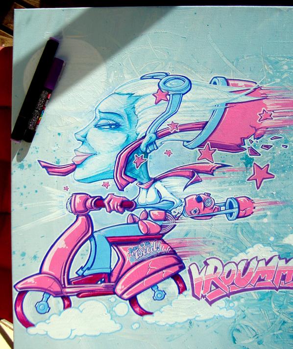 Download 400 Koleksi Gambar Grafiti Vespa Keren Terbaik Gratis HD