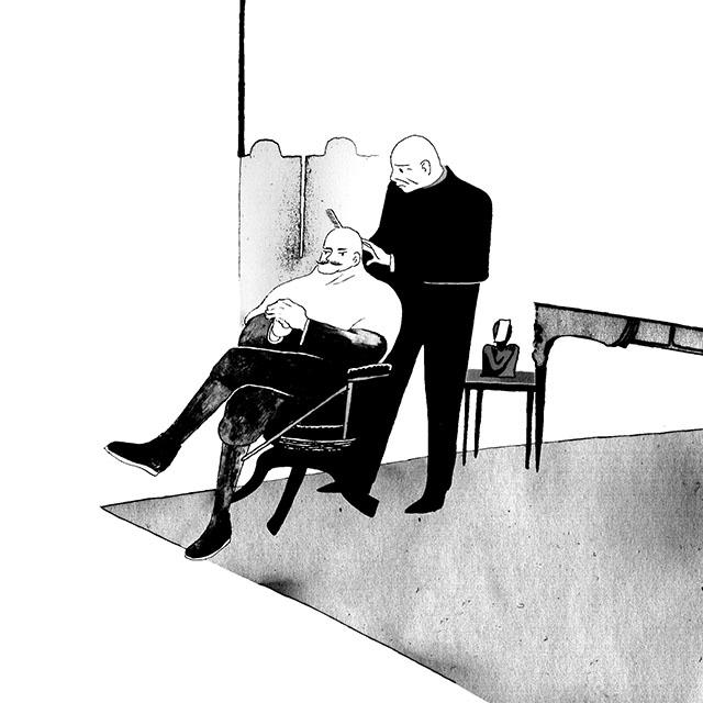 「まぼろしの市街戦 」|西村培のイラスト