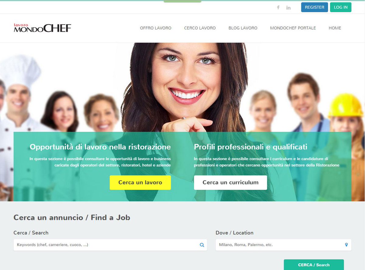 MondoChef's tweet image. Nuova piattaforma Mondochef Lavoro: lavoro.mondochef.com