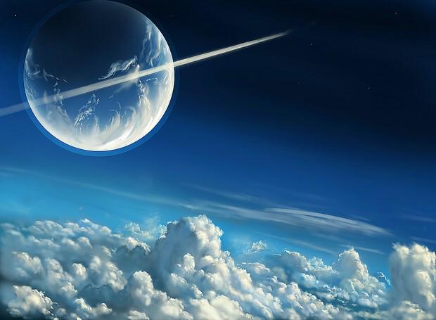 funwakakumo's tweet photo. 宇宙から見た、月×雲。

 https://t.co/VNSGHtNboT
