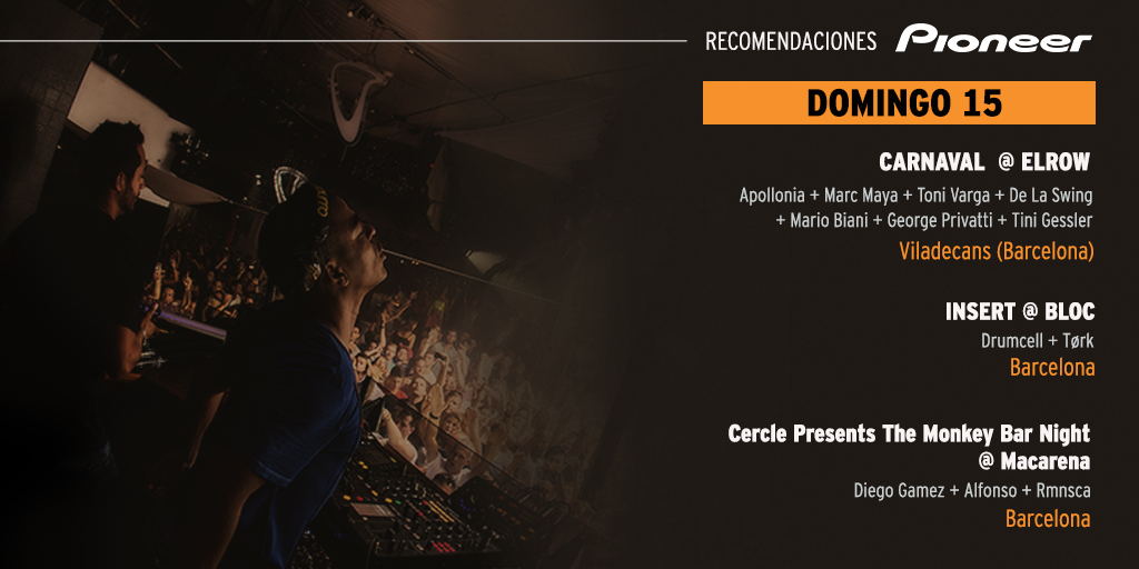 PioneerSpain's tweet photo. ¡Los domingos de carnaval, ¡molan! @ElRowSunday @ClubbingBloc @MarcMayaOficial @TONI_VARGA @delaswing @drumce11 http://t.co/aDA8UVSusE