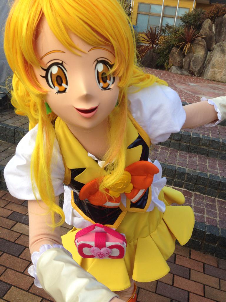 ﾕｳｽﾞｨ 絵仕事募集中 名古屋ハウジングセンターのプリキュアショーで握手会も参加しました プリキュアショー Http T Co Nw6zsax0xk