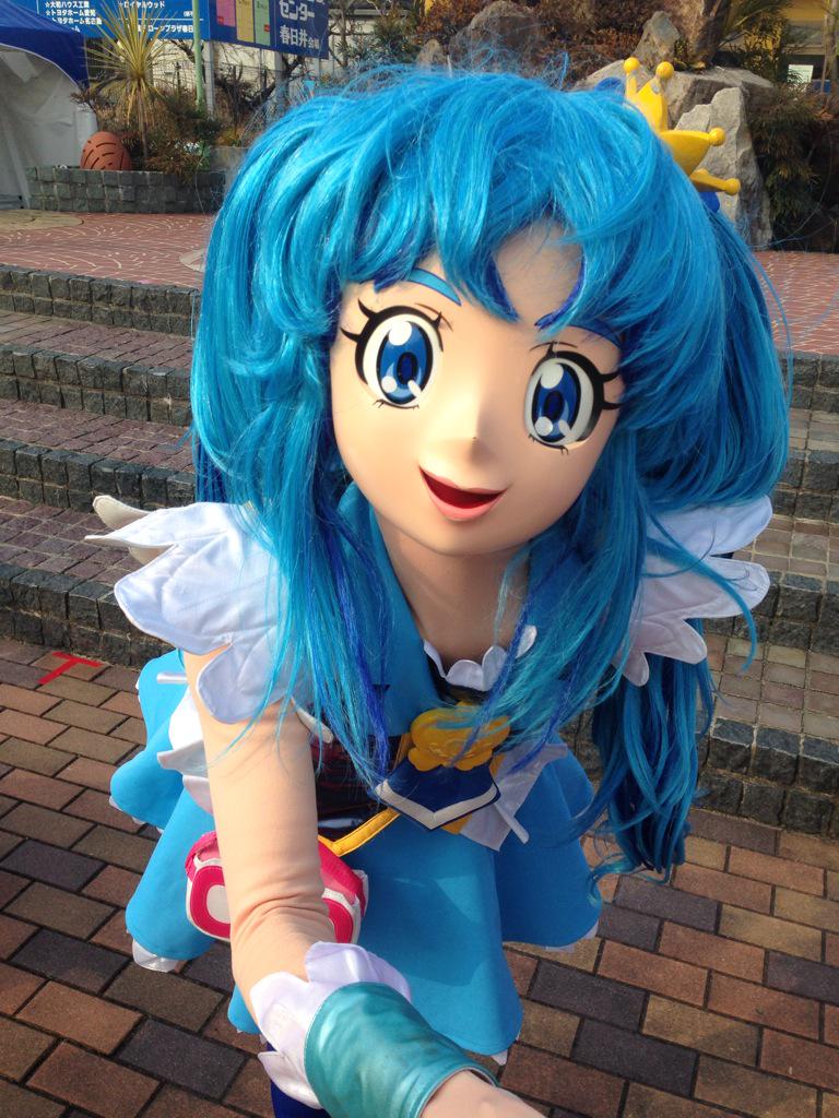 ﾕｳｽﾞｨ 絵仕事募集中 名古屋ハウジングセンターのプリキュアショーで握手会も参加しました プリキュアショー Http T Co Nw6zsax0xk