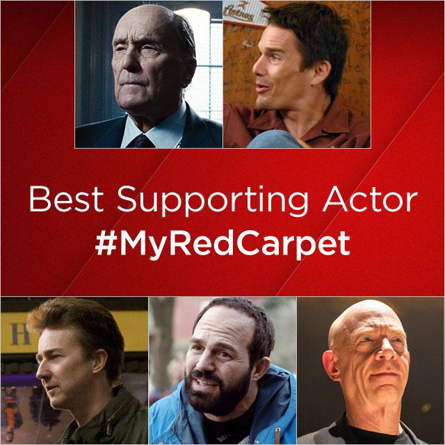 BreakIntoTV's tweet image. Who's your pick for #Oscars Best Actor? Tweet his name, use #MyRedCarpet to vote. Im not nominated..I know..it’s okay