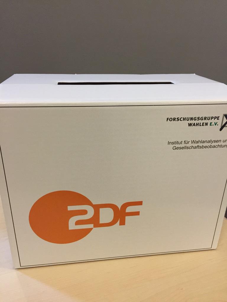 So entsteht eine Wahlprognose: Forschungsgruppe Wahlen vom <a href="/ZDF/">ZDF</a> befragte uns im Wahllokal. #hhwahl