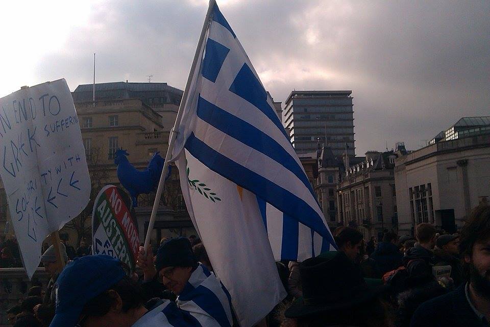 edromos's tweet photo. Λονδίνο | Stop the debt #mazi #syntagma #15fgr #london http://t.co/rl82cphaBF
