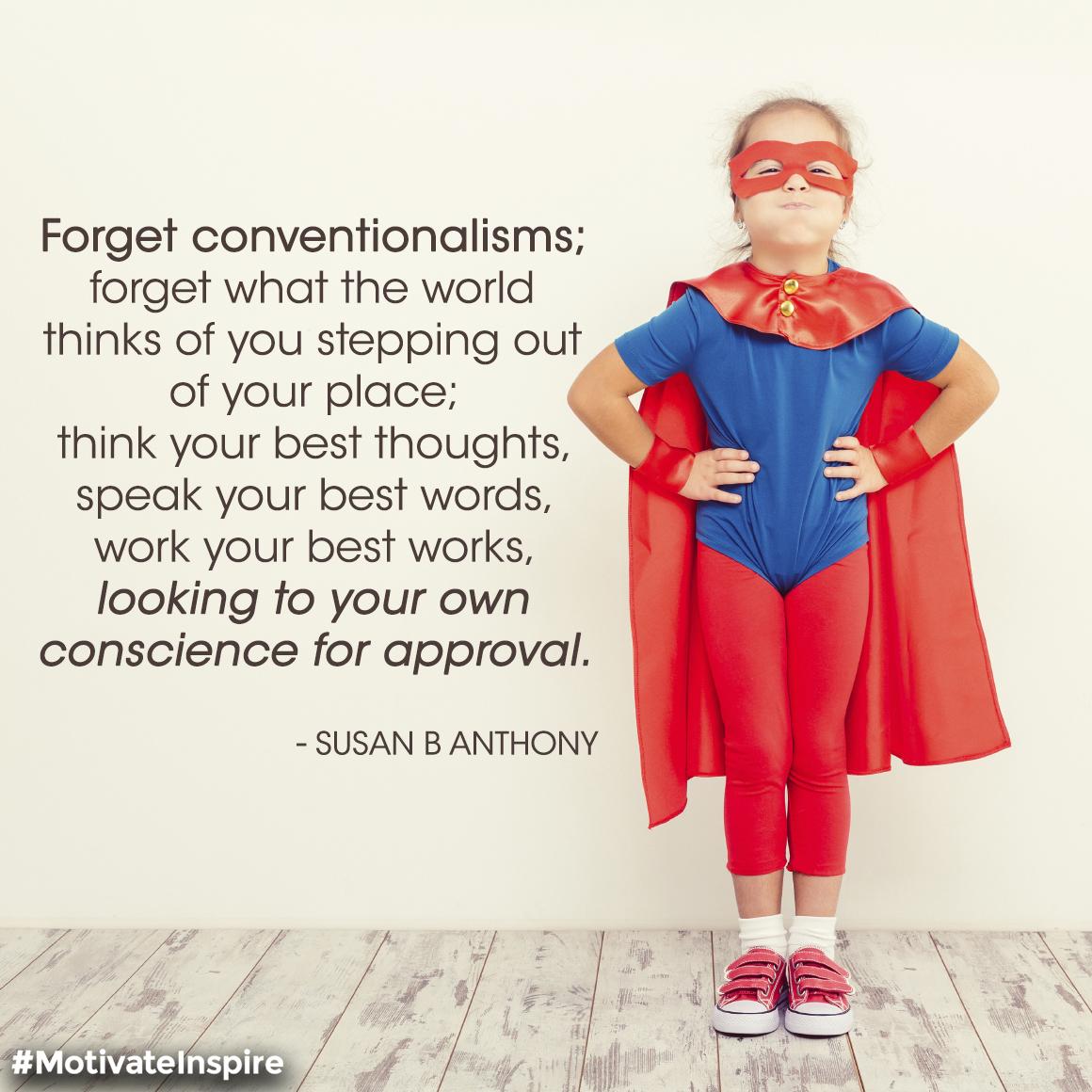 udisglutenfree's tweet photo. In honor of Susan B Anthony’s Birthday, a few wise words! #motivateinspire http://t.co/9RTXcNCrg4