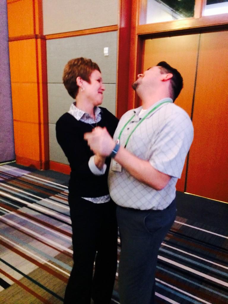 iuleslie's tweet photo. There's even dancing at the @DeltaZetaNatl #DZPres15 with @willfrank88 http://t.co/L7Hns9E1hD